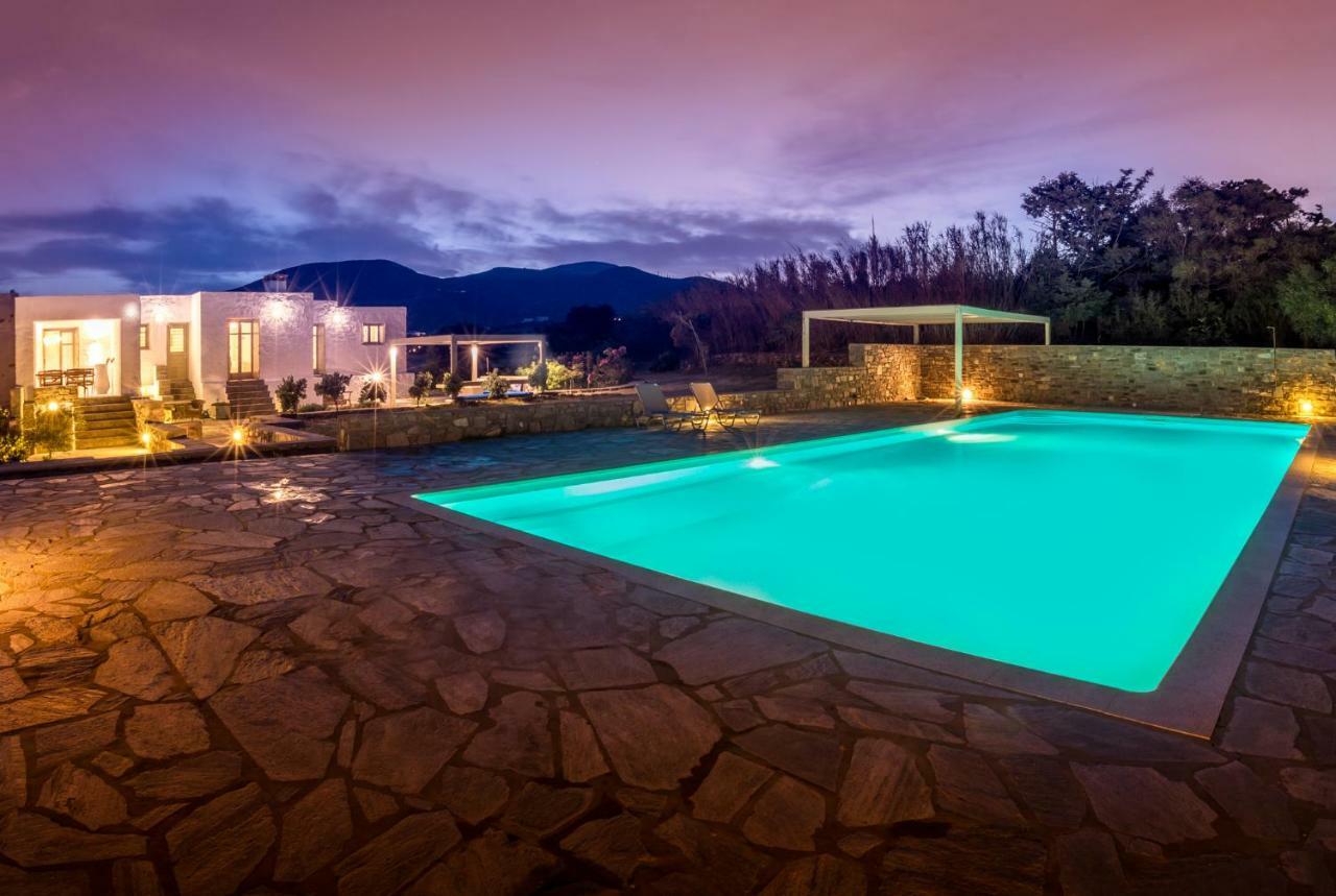 Kallirroe Deluxe Villa With Sea View And Pool Chrisi Akti  Eksteriør bilde